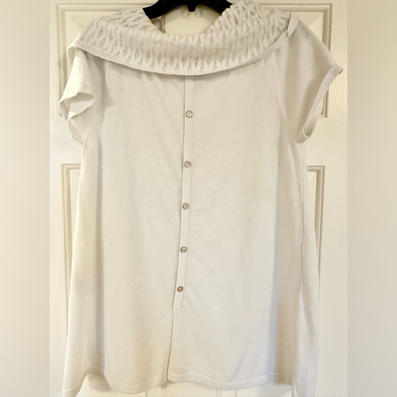 Gorgeous white cowl neck tunic - Picture 3 of 6
